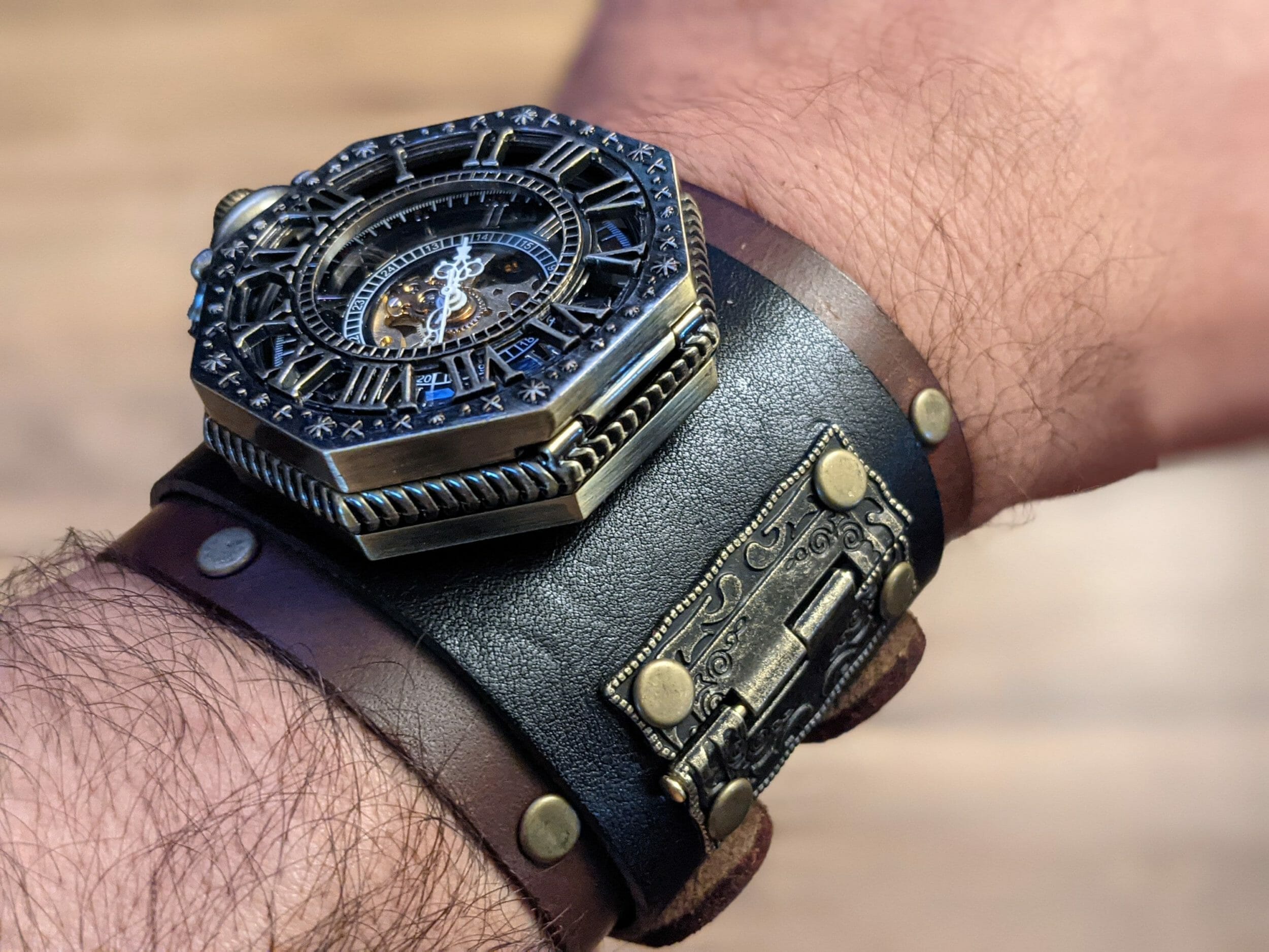 Engineer designs a cyberpunk themed VFD wristwatch - Make: